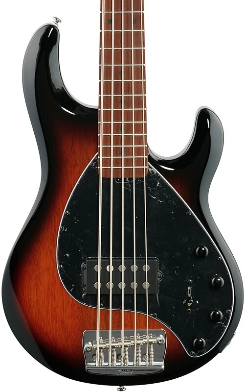 Sterling by Music Man Ray35 StingRay Electric Bass, Vintage Sunburst, Body Straight Front