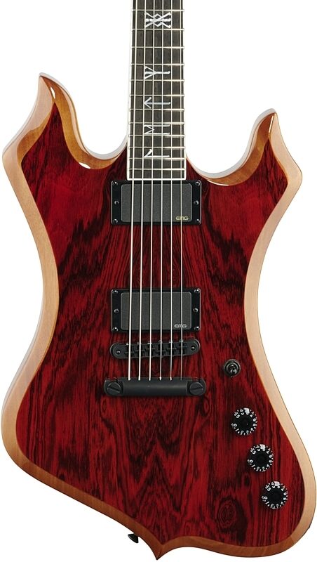 Wylde Audio Nomad Electric Guitar, Cocobolo, Body Straight Front
