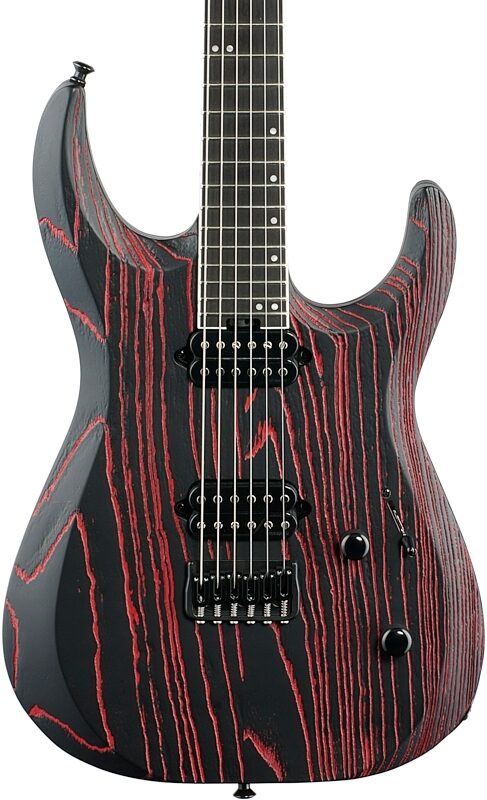 Jackson Pro Dinky DK2 Modern Ash HT6 Electric Guitar, Baked Red, Body Straight Front
