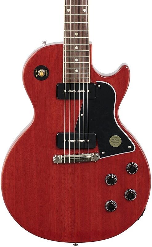Gibson Les Paul Special Electric Guitar (with Case), Vintage Cherry, 18-Pay-Eligible, Body Straight Front
