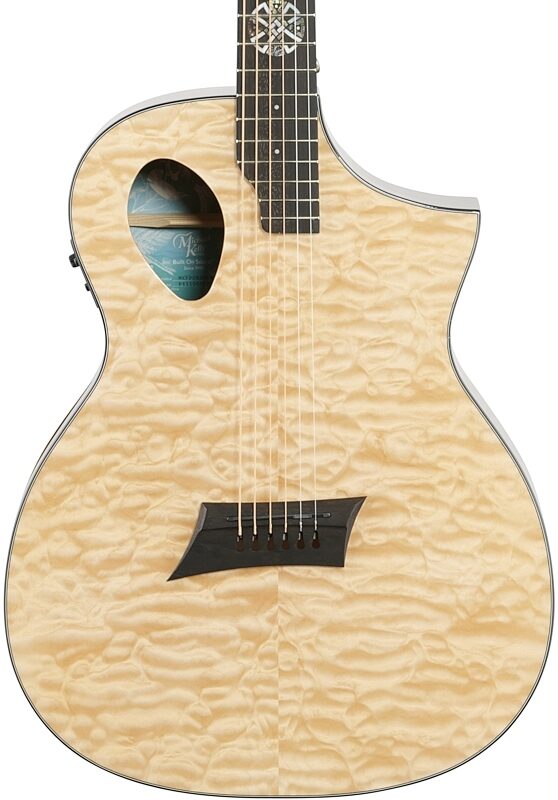 Michael Kelly Forte Port X Acoustic-Electric Guitar, Natural, Body Straight Front