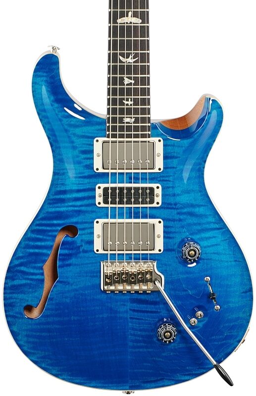 PRS Paul Reed Smith Special Semi-Hollow Limited Edition Electric Guitar (with Case), Aquamarine, Body Straight Front
