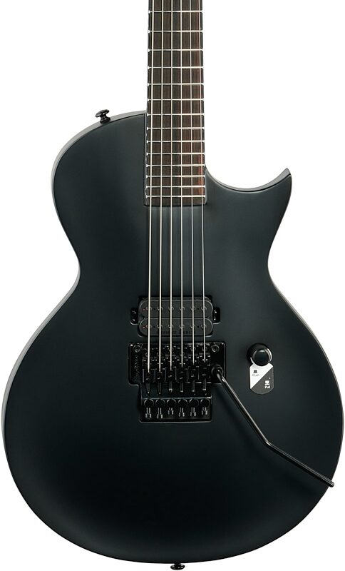 ESP LTD EC-FR Black Metal Electric Guitar, New, Body Straight Front