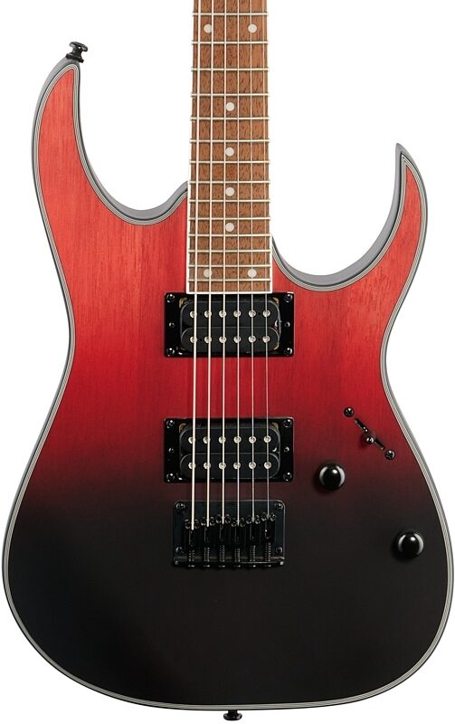 Ibanez RG421EX Electric Guitar, Transparent Crimson Fade Matte, Body Straight Front