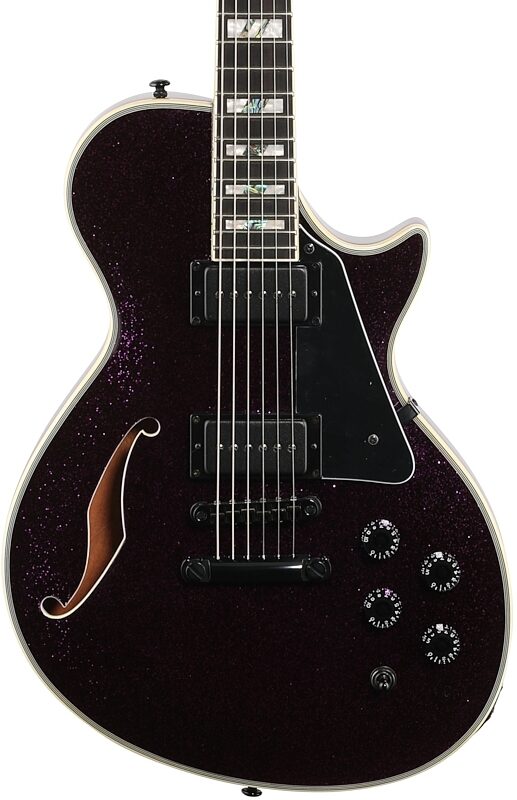 ESP LTD Xtone PS-1000 Electric Guitar, Purple Sparkle, Body Straight Front