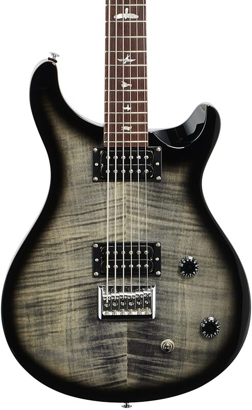 PRS Paul Reed Smith SE 277 Baritone Electric Guitar, Charcoal Burst, Body Straight Front