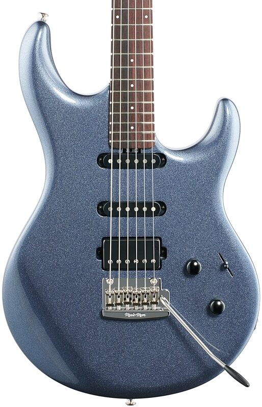 Music Man Luke 3 HSS Electric Guitar (with Case), Bodhi Blue, Body Straight Front