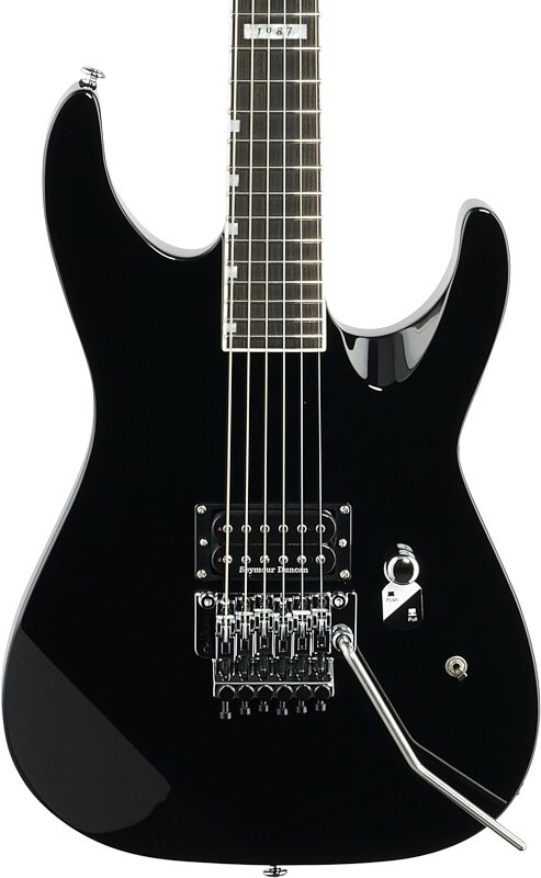 ESP LTD M1 Custom 87 Electric Guitar, Black, Body Straight Front