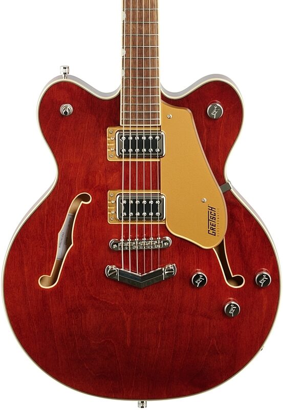 Gretsch G5622 Electromatic Center Block Double-Cut Electric Guitar, Aged Walnut, Body Straight Front