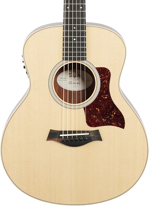 Taylor GS Mini-e Rosewood Acoustic-Electric Guitar, Natural, Body Straight Front