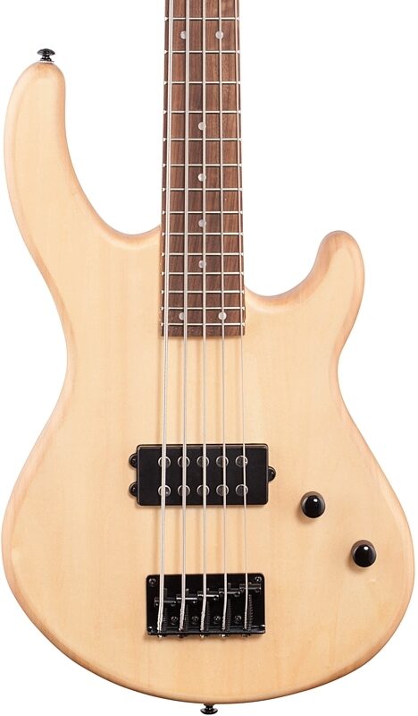 Dean Edge 1 Electric Bass, 5-String, Vintage Natural, Body Straight Front