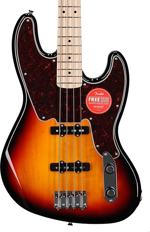 Squier Paranormal Jazz Bass '54, Maple Fingerboard, 3-Color Sunburst, Body Straight Front