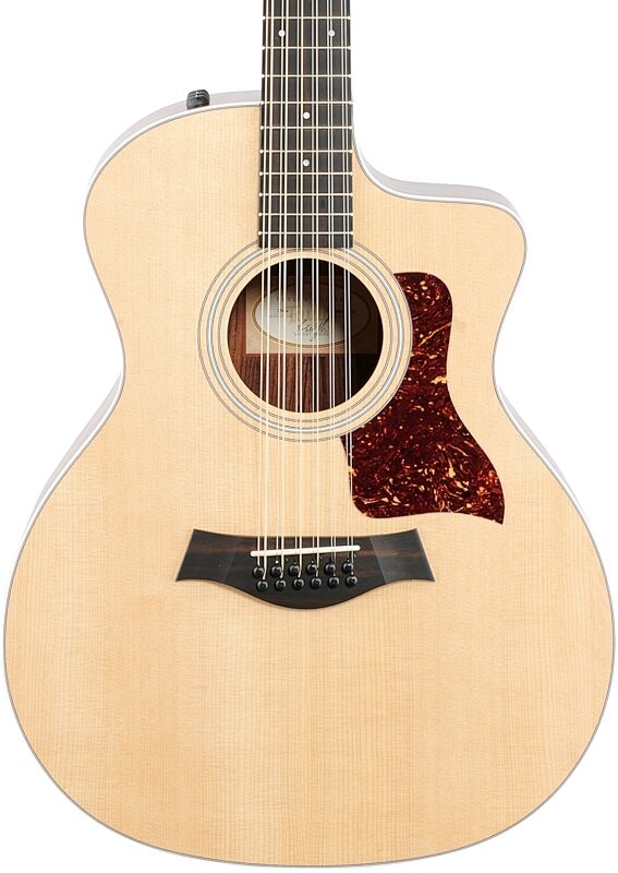 Taylor 254ce Grand Auditorium Rosewood Acoustic-Electric Guitar, 12-String (with Gig Bag), New, Body Straight Front