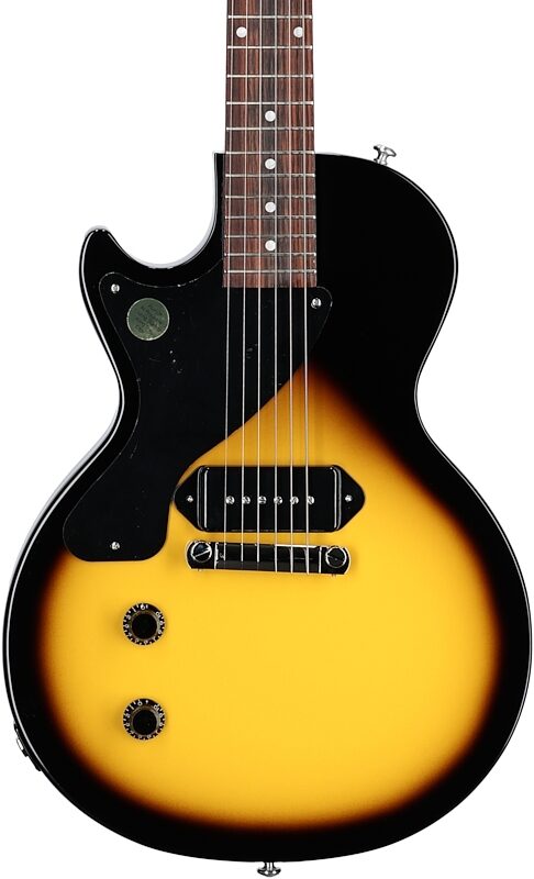 Gibson Les Paul Junior Vintage Left-Handed Electric Guitar (with Case), Tobacco Burst, Body Straight Front