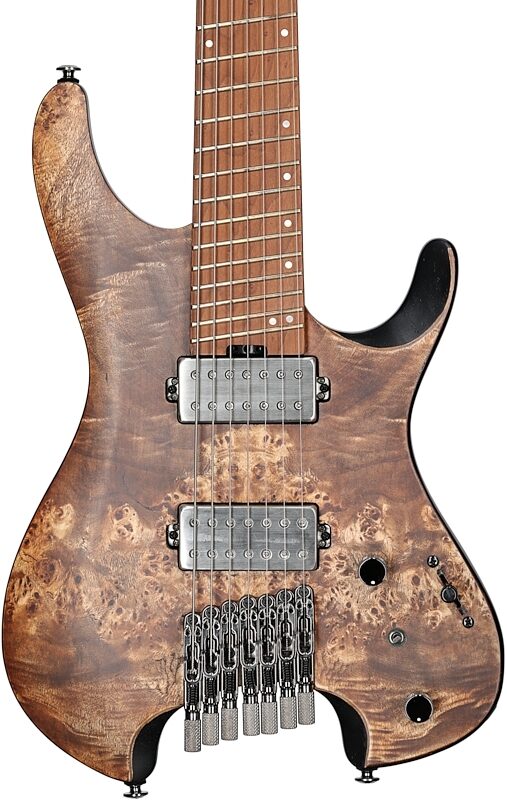 Ibanez QX527PB Electric Guitar, 7-String (with Gig Bag), Antique Brown Stain, Body Straight Front