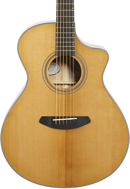Breedlove Organic Artista Concert CE Acoustic-Electric Guitar, Natural Shadow, Body Straight Front