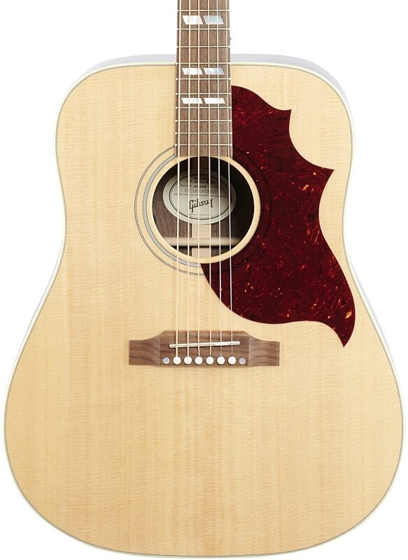 Gibson Hummingbird Studio Walnut Acoustic-Electric Guitar (with Case), Antique Natural, Body Straight Front