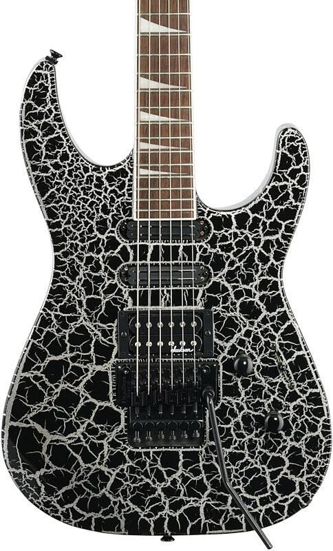 Jackson X Soloist SL3X DX Crackle Electric Guitar, Silver Crackle, Body Straight Front