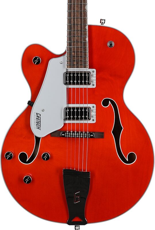 Gretsch G5420LH Electromatic Hollowbody Electric Guitar, Left-Handed, Orange Stain, Body Straight Front
