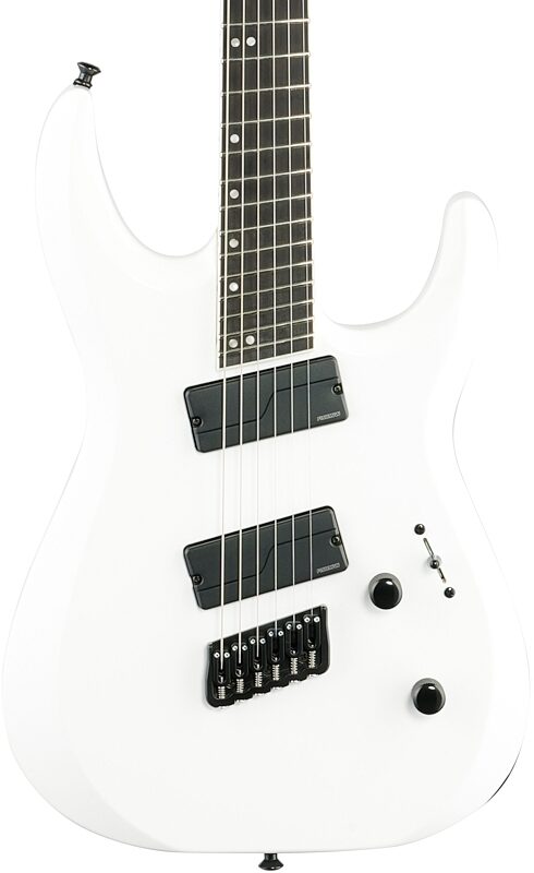 Jackson Pro Dinky DK HT6 MS Electric Guitar, with Ebony Fingerboard, Snow White, Body Straight Front