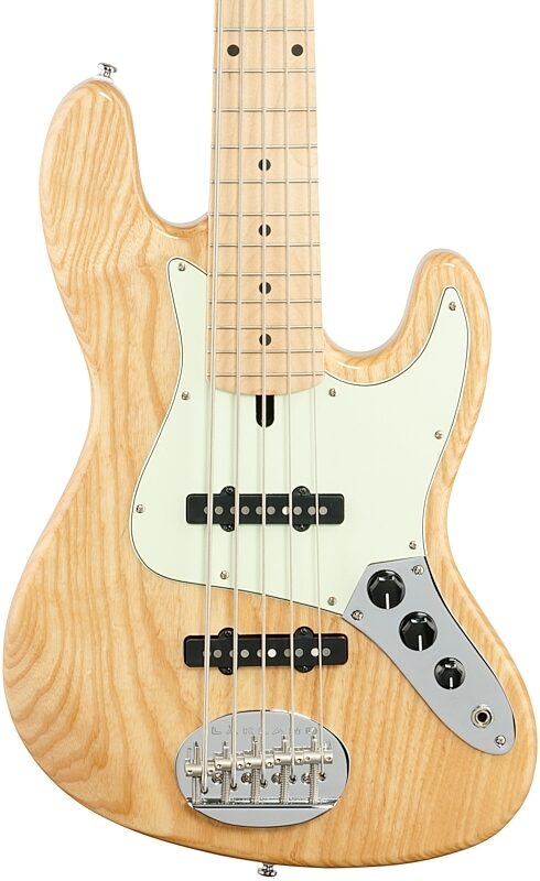Lakland Skyline 55-60 Maple Fretboard Bass Guitar, Natural, Body Straight Front