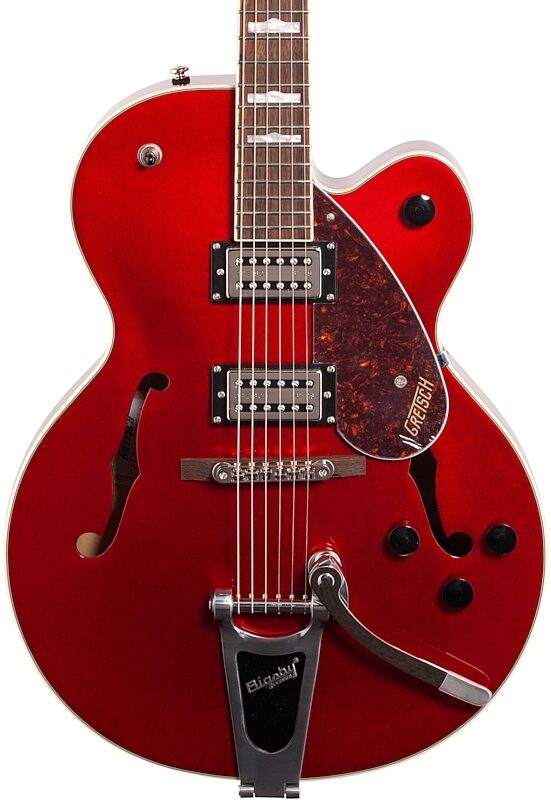 Gretsch G2420T Hollowbody Electric Guitar, with Bigsby Tremolo, Candy Apple Red, Body Straight Front