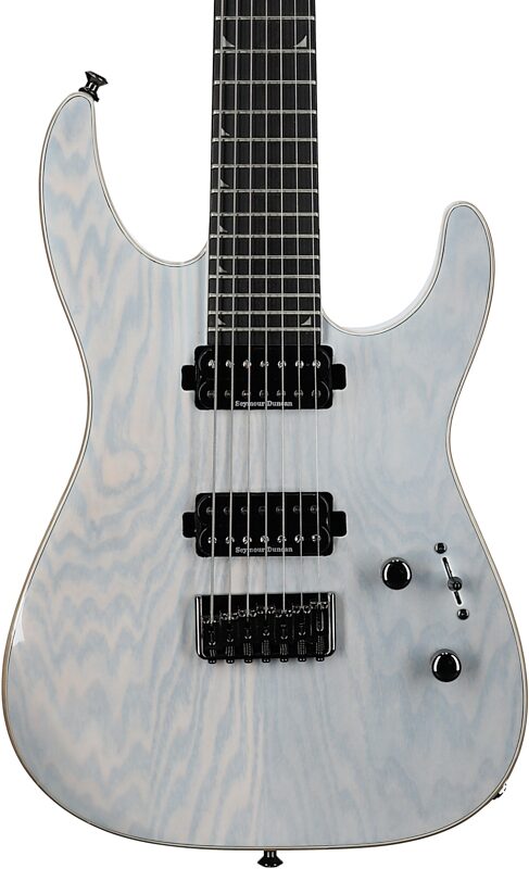 Jackson Pro Soloist SL7A MAH HT Electric Guitar, 7-String, Unicorn White, USED, Blemished, Body Straight Front