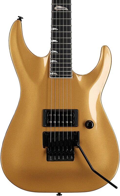 Kramer SM-1H Floyd Rose Electric Guitar, Buzzsaw Gold, Body Straight Front