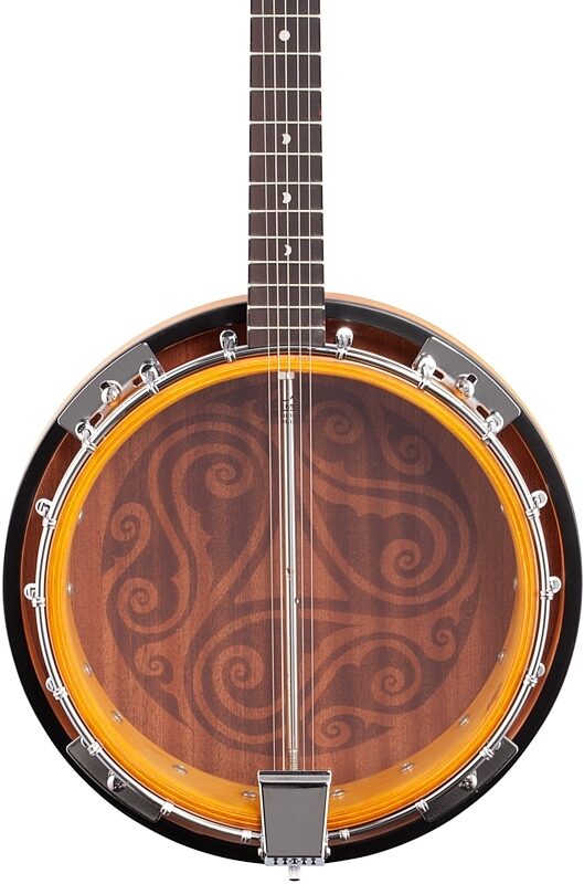 Luna Celtic Banjo, 5-String, Blemished, Body Straight Front