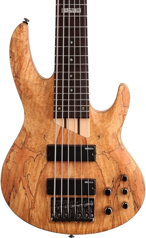 ESP LTD B206SM Electric Bass, 6-String, Natural Satin, Body Straight Front