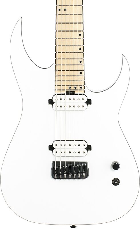 Schecter Keith Merrow KM-7 MKIII Hybrid Electric Guitar, 7-String, Snowblind, Body Straight Front