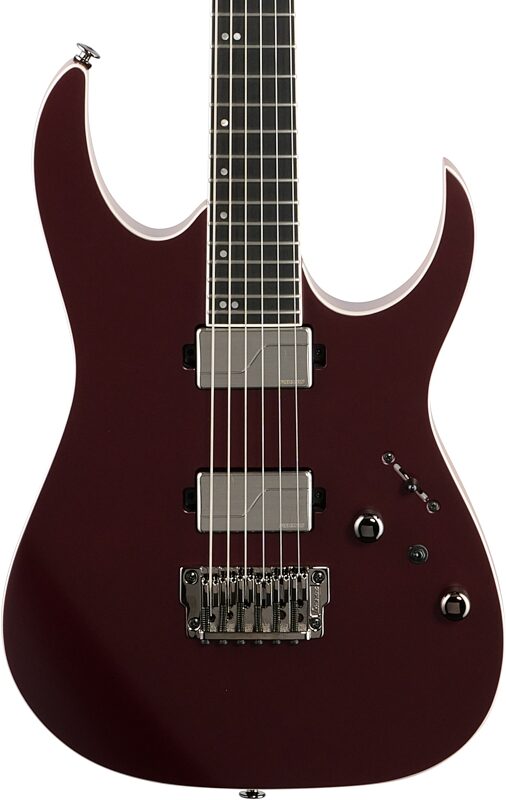 Ibanez RG5121 Prestige Electric Guitar (with Case), Burgundy Metallic Flat, Blemished, Body Straight Front