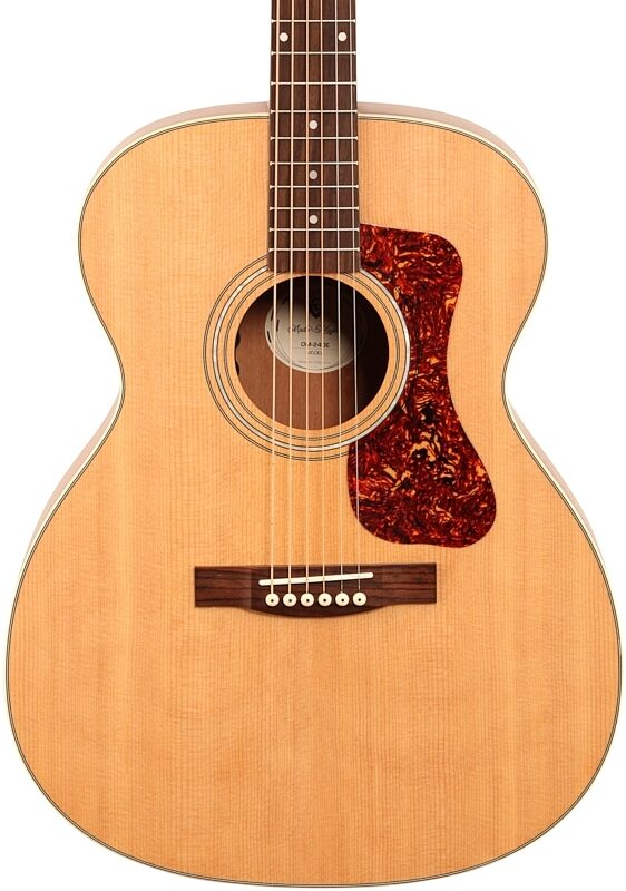 Guild OM-240E Acoustic-Electric Guitar, Natural, Body Straight Front