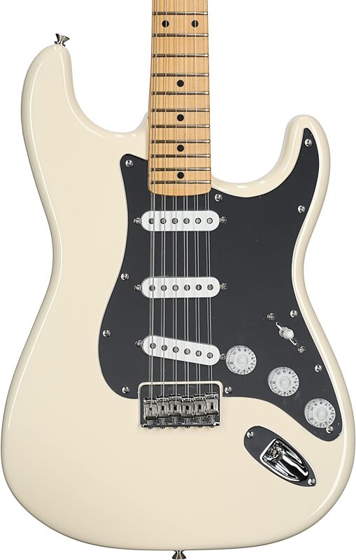 Fender Nile Rodgers Hitmaker Stratocaster Electric Guitar, with Maple Fingerboard (with Case), Olympic White, Body Straight Front