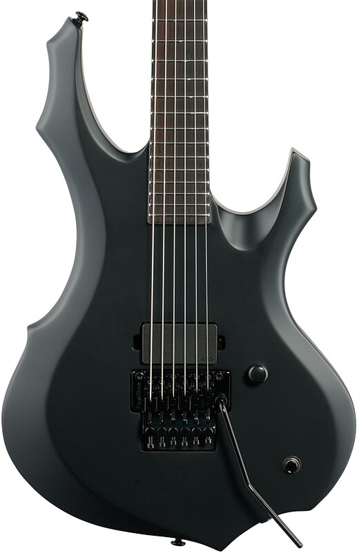 ESP LTD F Black Metal Electric Guitar, New, Body Straight Front