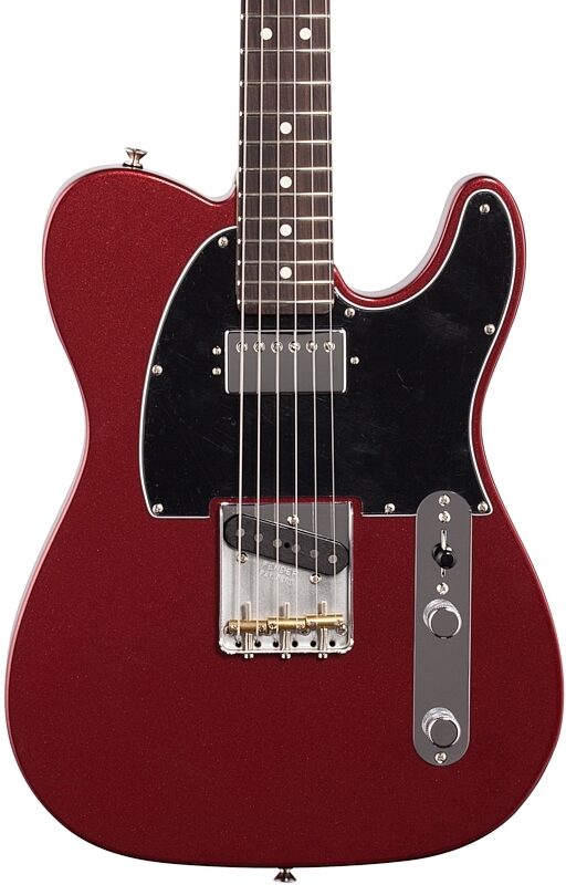 Fender American Performer Telecaster Humbucker Electric Guitar, Rosewood Fingerboard (with Gig Bag), Aubergine, Body Straight Front