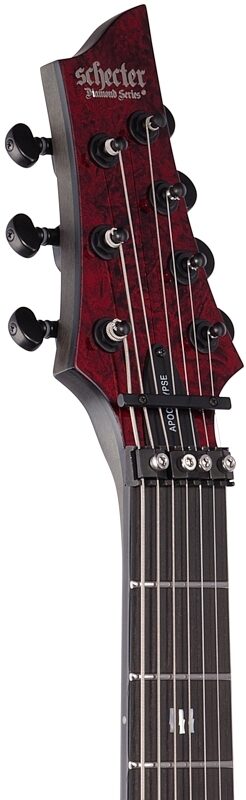Schecter C-7 FR-S Apocalypse Electric Guitar, 7-String, Red Reign, Blemished, Headstock Left Front