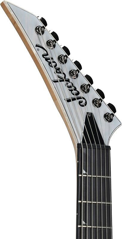 Jackson Pro Soloist SL7A MAH HT Electric Guitar, 7-String, Unicorn White, USED, Blemished, Headstock Left Front