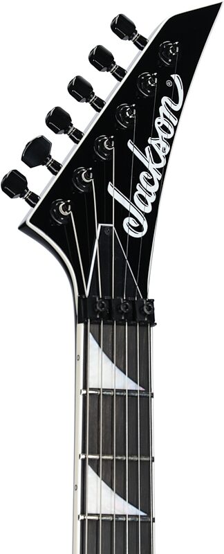 Jackson MJ Series Soloist SL2 Electric Guitar (with Case), Gloss Black, USED, Blemished, Headstock Left Front