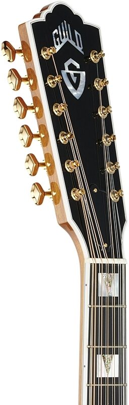 Guild F-512E Jumbo Maple Acoustic-Electric Guitar, 12-String (with Case), New, Headstock Left Front