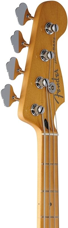 Fender Player Plus Jazz Electric Bass, Maple Fingerboard (with Gig Bag), Aged Candy Apple Red, Headstock Left Front