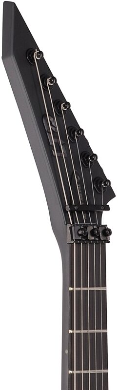 ESP LTD M Black Metal Electric Guitar, Black Satin, Headstock Left Front