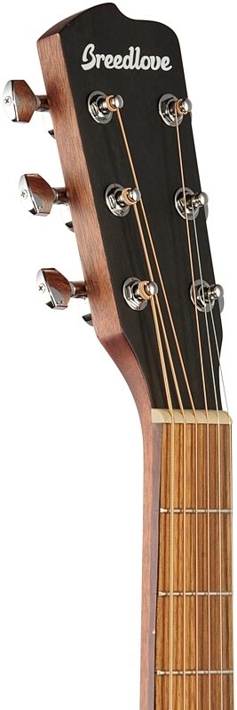 Breedlove ECO Discovery S Concerto CE Acoustic Guitar, Sitka Edgeburst, Headstock Left Front