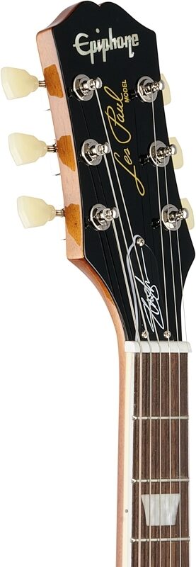 Epiphone Slash Les Paul Electric Guitar (with Case), Metallic Gold, Headstock Left Front