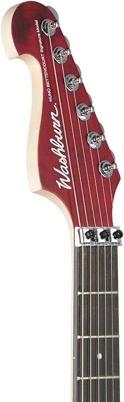 Washburn Nuno Bettancourt N24 Electric Guitar (with Gig Bag), Vintage Padauk Matte Stain, Headstock Left Front