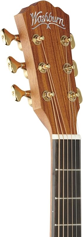 Washburn Bella Tono Elegante S24S Acoustic Guitar, Natural, Headstock Left Front