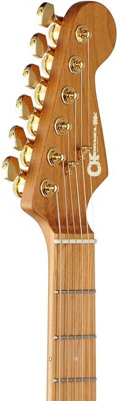 Charvel Pro-Mod Dinky DK24 HSH 2PT Electric Guitar, Mystic Blue, Headstock Left Front