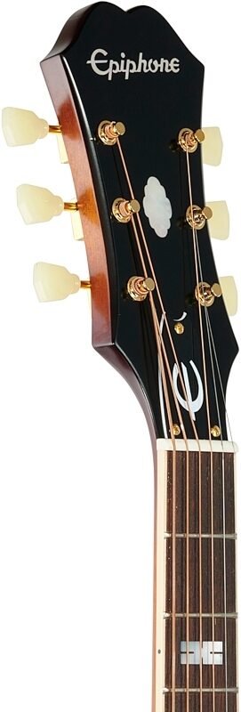 Epiphone Masterbilt Frontier Acoustic-Electric Guitar, Ice Tea Age Gloss, Headstock Left Front