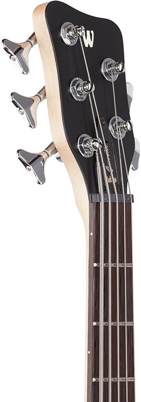 Warwick RockBass Corvette Basic 5 Electric Bass, 5-String, Natural Satin, Active EQ, Wenge Fingerboard, Headstock Left Front