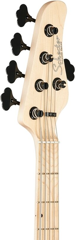Schecter P-5 Bass Guitar, 5-String, 3 Tone Sunburst, Headstock Left Front